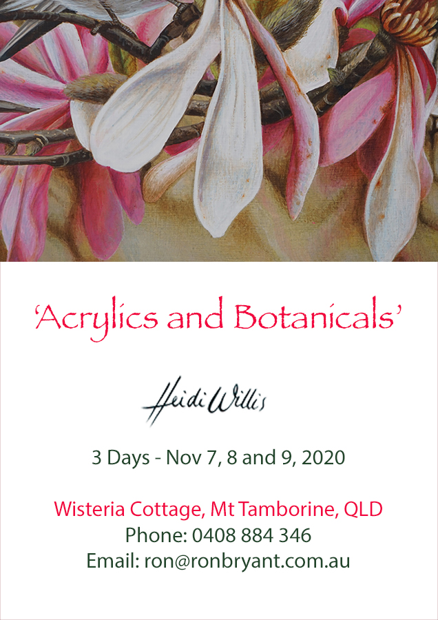 Heidi-Willis_Queensland_Acrylics_Botanical Painting Workshop_watercolour_2020