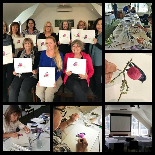 Heidi Willis_watercolour painting workshop_tasmania