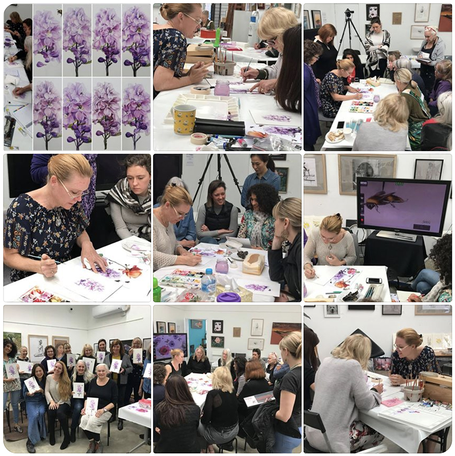 heidi willis_botanical_watercolour_art class_painting_workshop