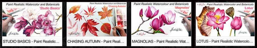 heidi willis_online_tutorial_botanical_watercolour_painting_lotus